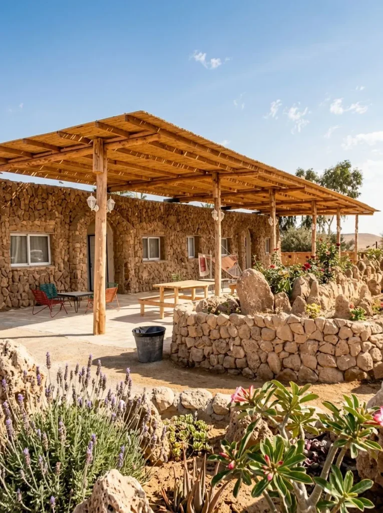 כפר הנוקדים - מקום לינה עם מרחב מוגן בנגב  לזוגות ולמשפחות